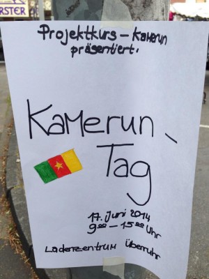 Kameruntag in Essen-Überruhr Plakat