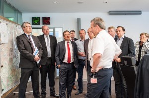 Unwetter: Lagebesprechung bei der Feuerwehr