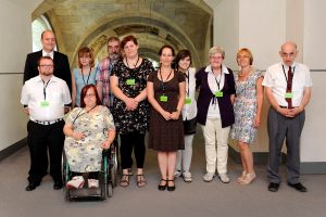 Besucher aus dem Franz Sales Haus in Berlin